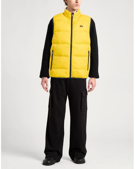 La Martina Yellow Vests for men