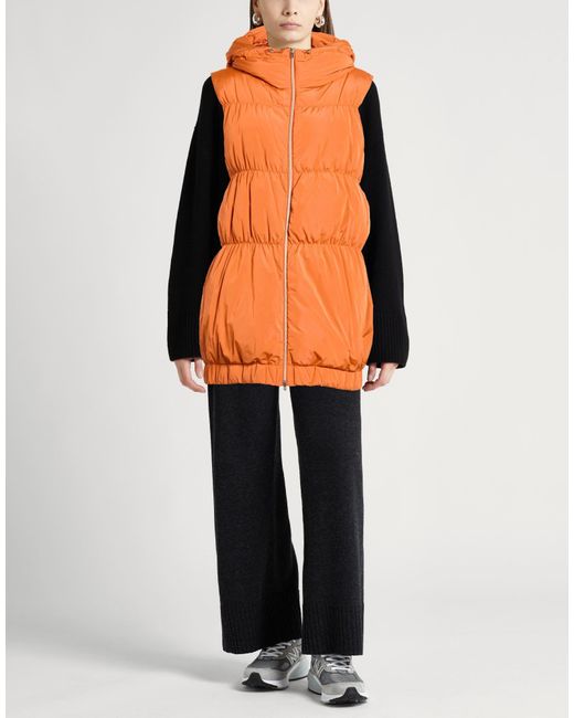 Herno Orange Puffer Polyester