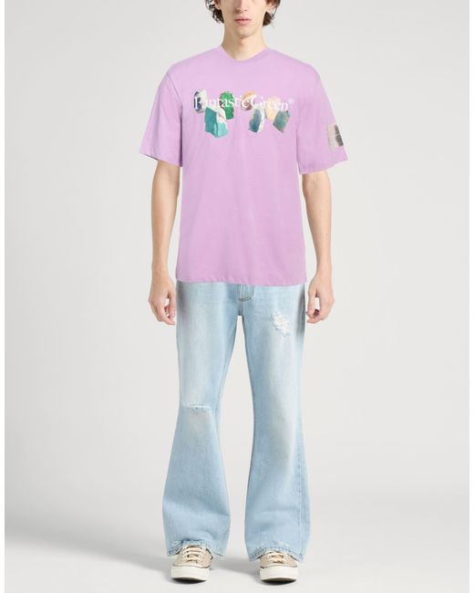 MSGM Pink T-shirt for men