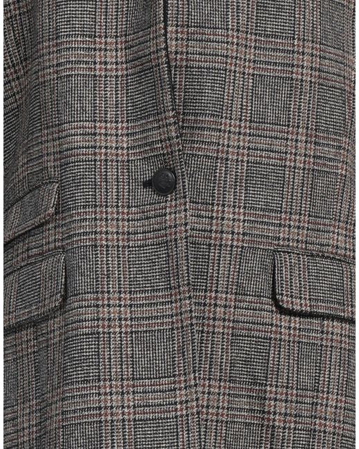 Rag & Bone Gray Blazer Cotton, Wool, Polyester