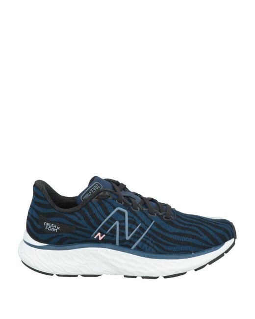 New Balance Blue Sneakers Textile Fibers