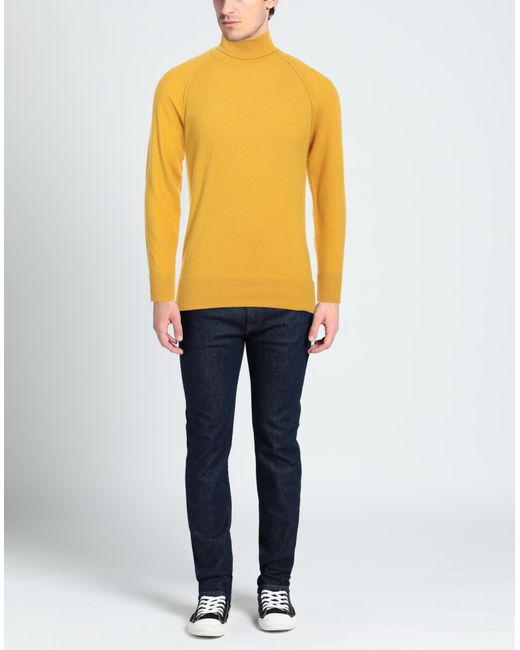 Paolo Pecora Yellow Turtleneck for men