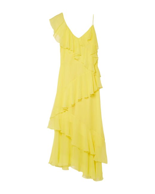 Alice + Olivia Yellow Knee-length Dress