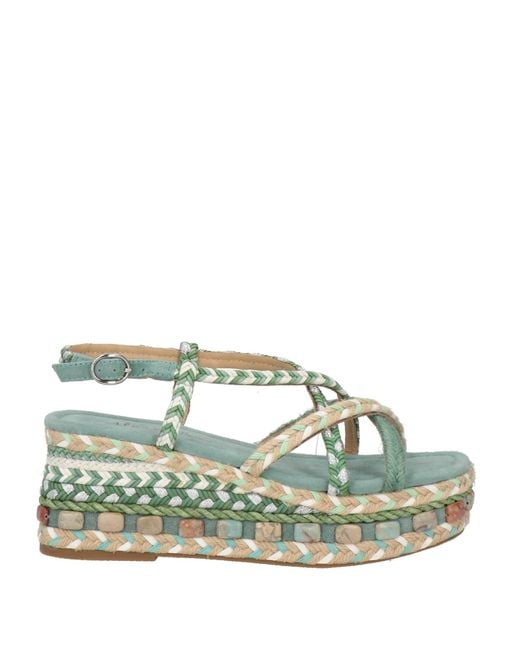 Alma En Pena. Green Espadrilles