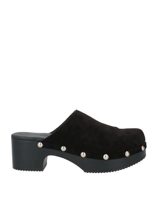 Rita Row Black Mules & Clogs