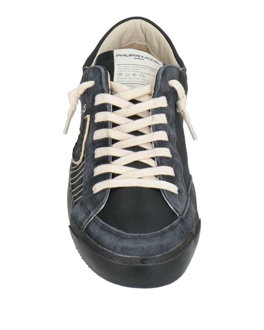 Philippe Model Black Sneakers Leather for men