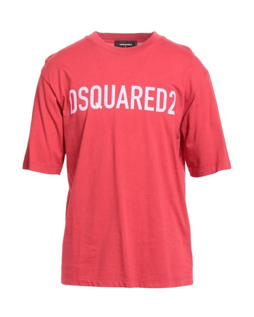 T-Shirt di DSquared² in Pink da Uomo
