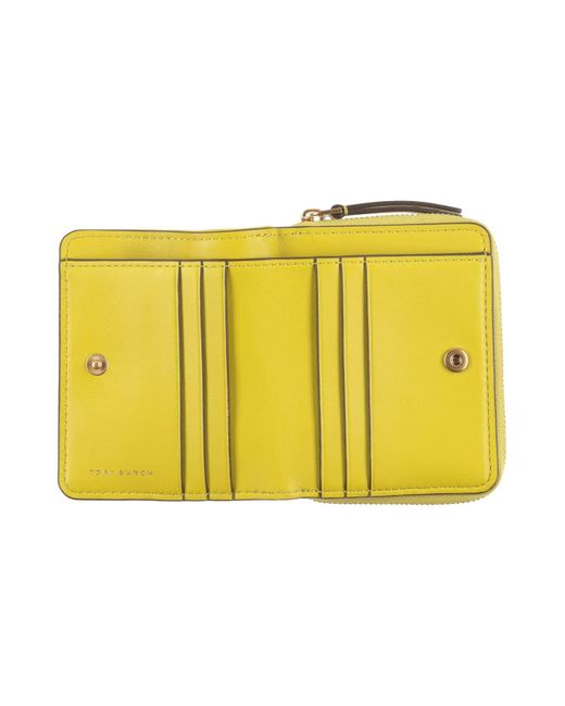 Portafogli di Tory Burch in Yellow