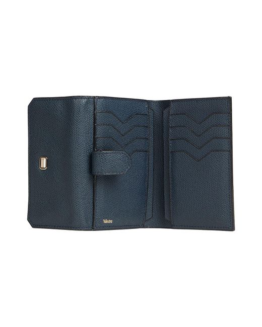 Billetera Valextra de color Blue