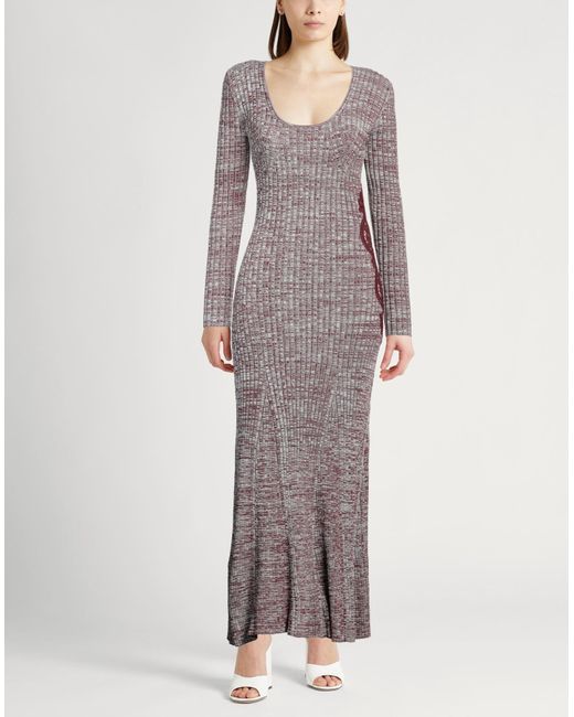 Self-Portrait Purple Maxi-Kleid