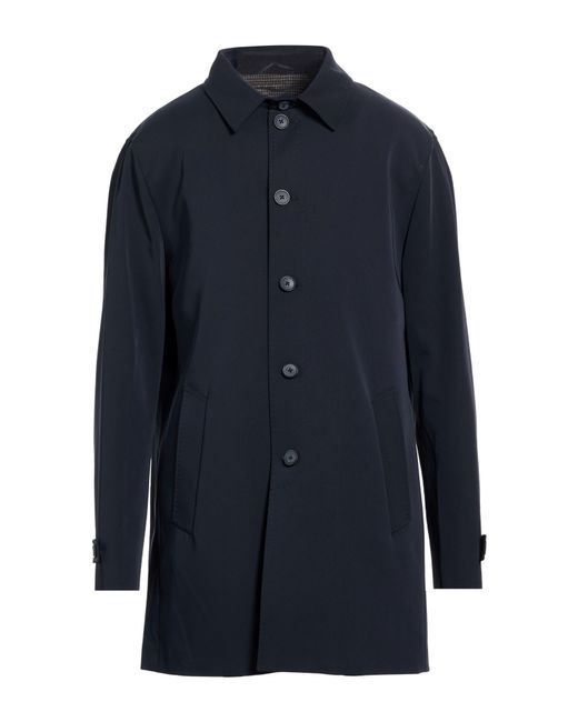 BRERAS Milano Blue Overcoats & Trench Coats for men