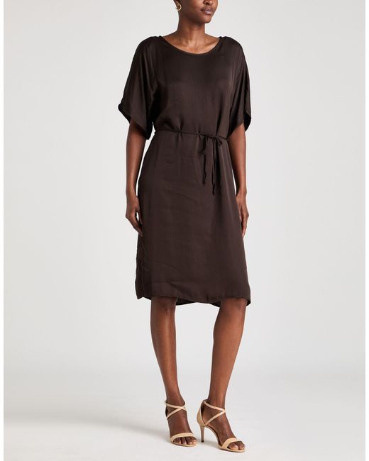 Oltre Black Midi Dress