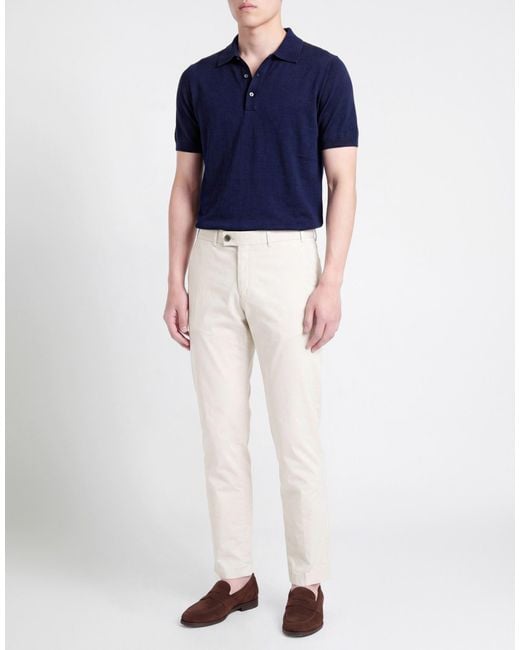 Hiltl White Pants Cotton, Nylon, Elastane for men