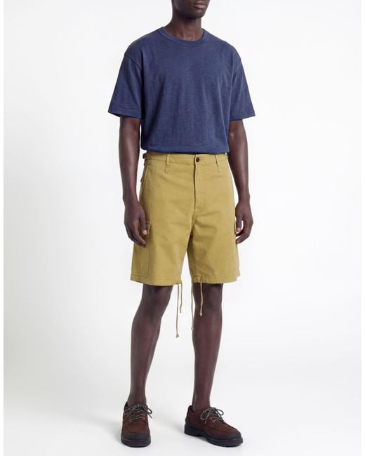 Haikure Green Khaki Shorts & Bermuda Shorts Cotton for men