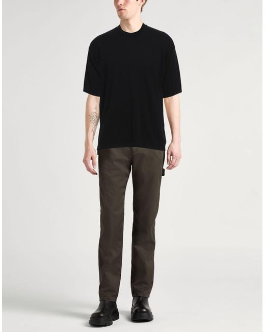 Roberto Collina Black Jumper for men