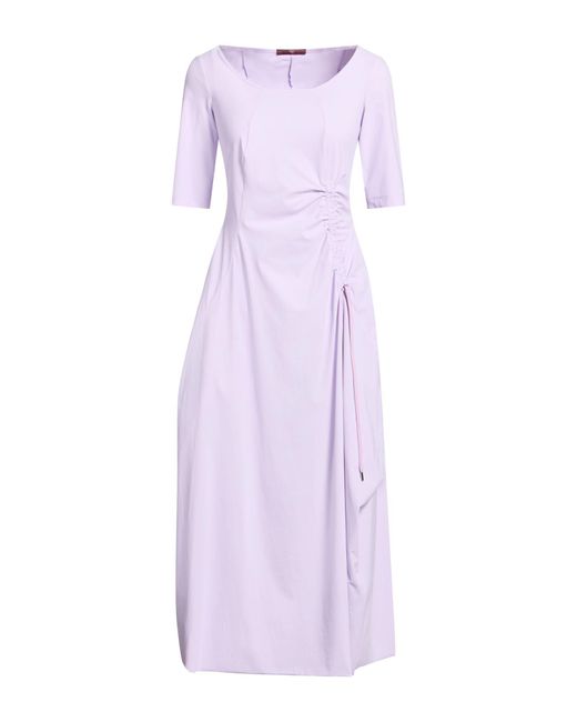 High Purple Midi Dress Nylon, Elastane