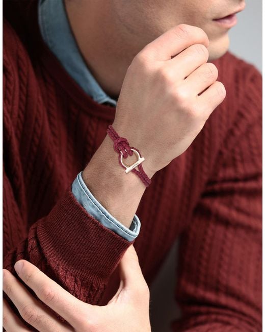 Ferragamo Red Bracelet for men