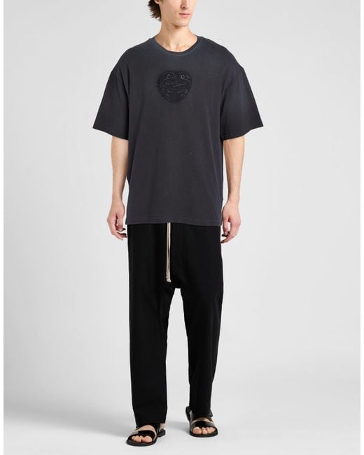 Acne Black Slate T-Shirt Cotton for men