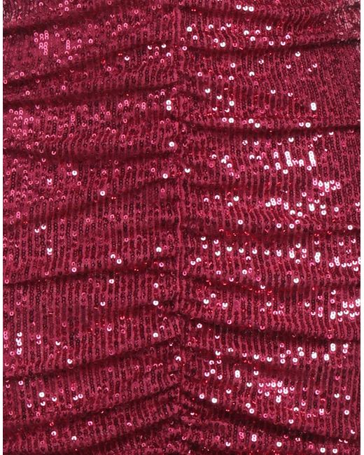 Pinko Red Garnet Mini Dress Polyester, Elastane