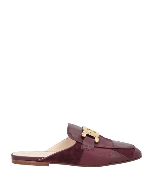 Tod's Brown Mules & Clogs Leather
