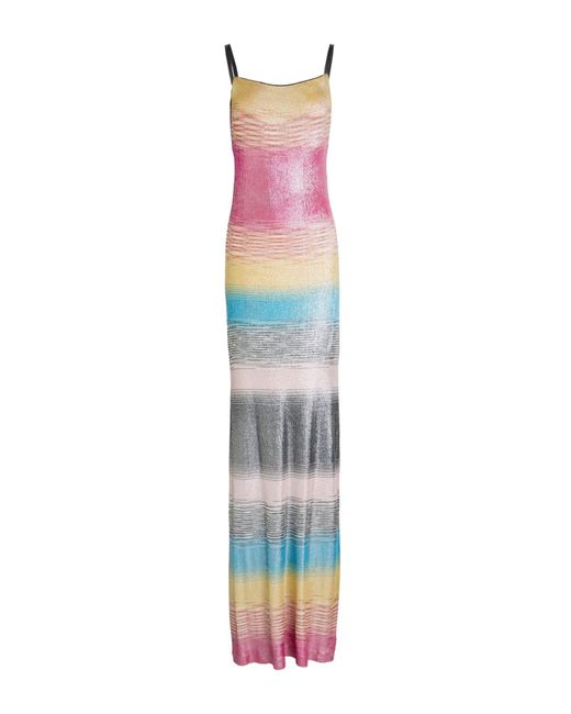 Missoni Pink Maxi Dress Viscose