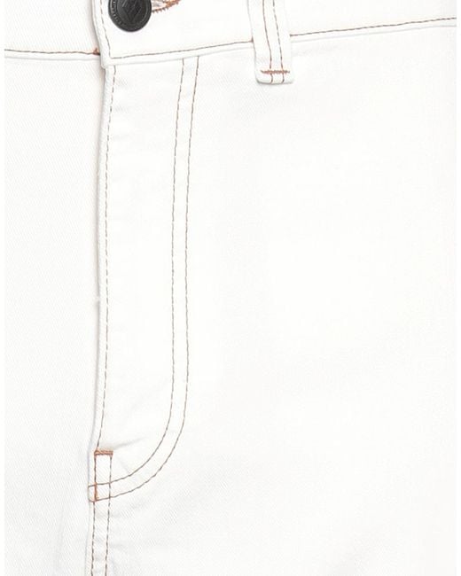 Ballantyne White Jeans Cotton, Elastane for men