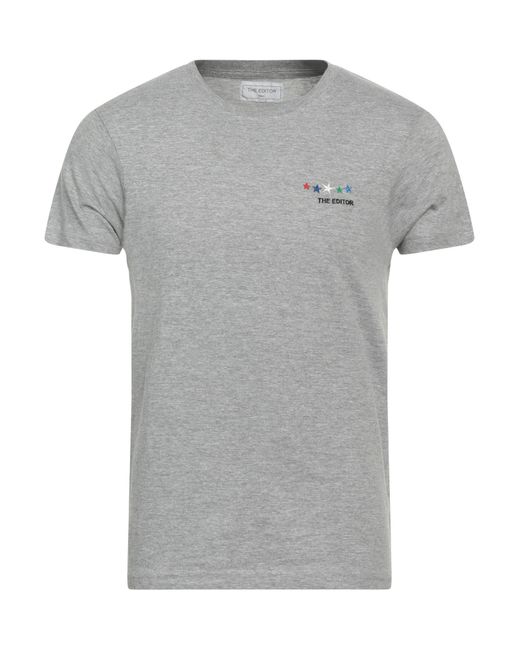 Saucony Gray T-Shirt Cotton for men