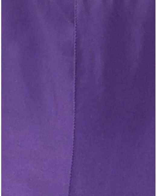 Malloni Purple Midi Dress