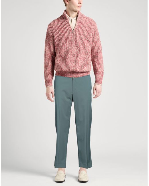 Tagliatore Blue Pants Virgin Wool, Polyamide, Elastane for men