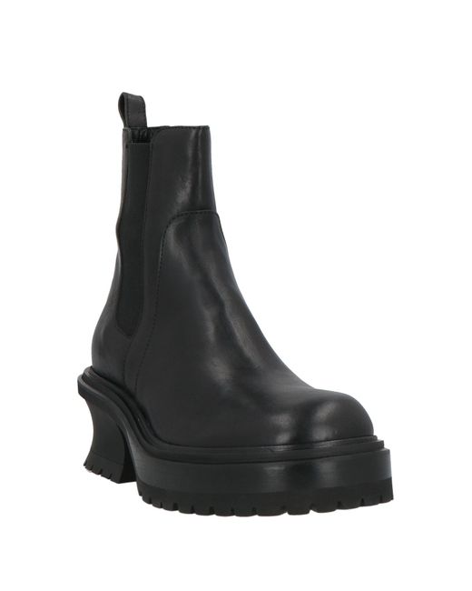 Agl Attilio Giusti Leombruni Black Ankle Boots Leather