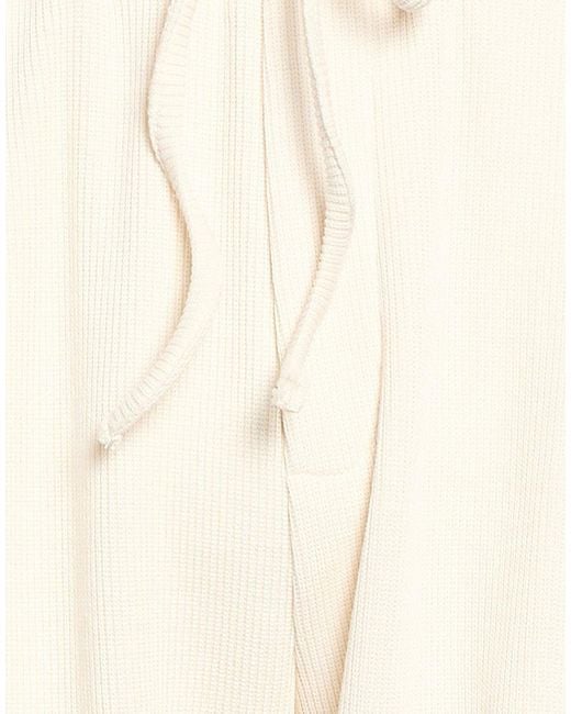 Imperial White Pants Cotton, Polyester, Elastane for men