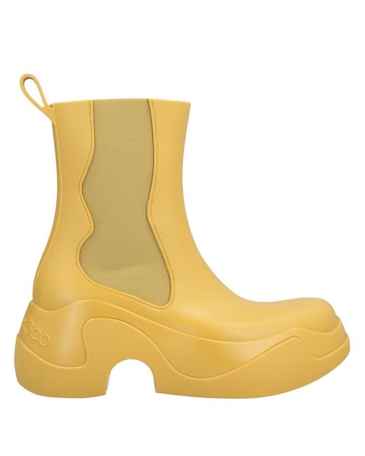 XOCOI Yellow Ankle Boots