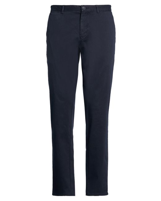 Napapijri Blue Midnight Pants Cotton, Elastane for men