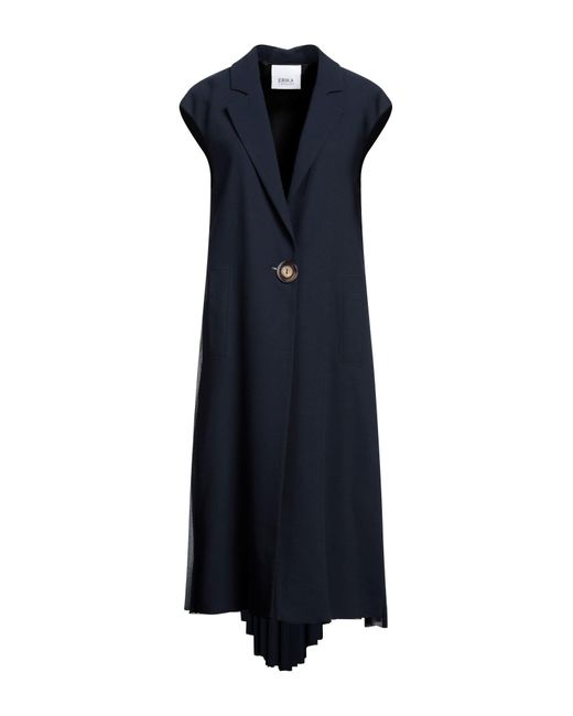 Manteau long et trench Erika Cavallini Semi Couture en coloris Blue