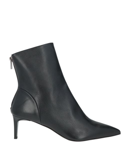 Divine Follie Black Ankle Boots