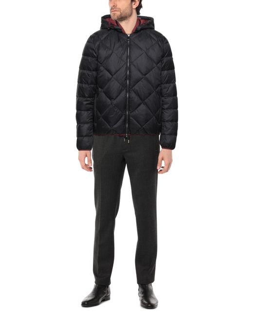 armani exchange hooded down jacket grey