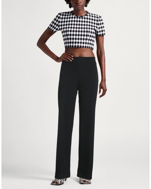 Antonelli Black Pants Polyester, Virgin Wool, Elastane