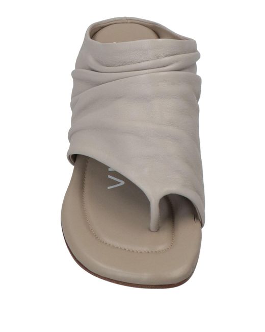 Strategia Gray Thong Sandal