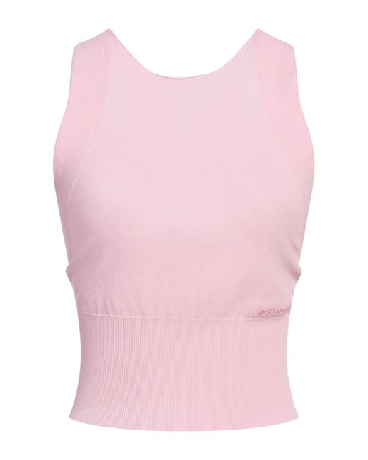 ERMANNO FIRENZE Pink Top Viscose, Polyamide