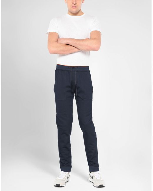 Paul & Shark Blue Midnight Pants Cotton for men