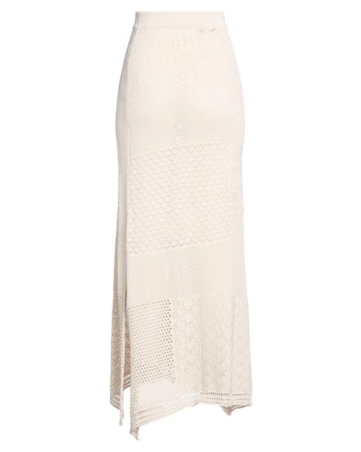 Akep White Maxi Skirt