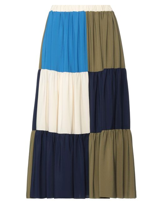 Jucca Blue Midi Skirt