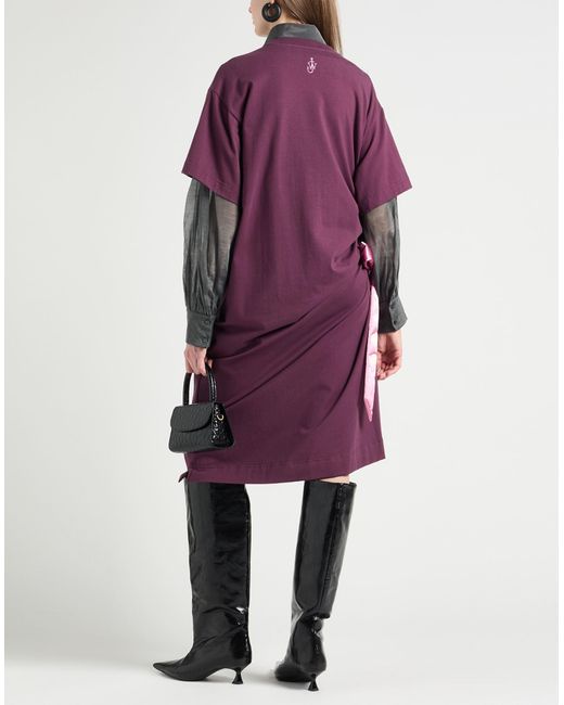 J.W. Anderson Purple Midi-Kleid