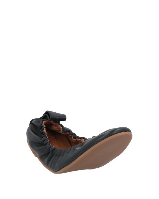 Atp Atelier Black Ballet Flats