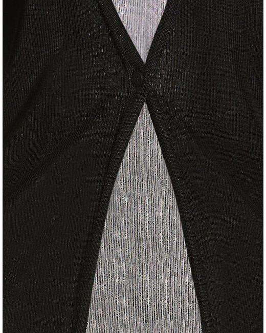 SOLOTRE Black Cardigan Viscose