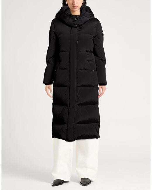 Woolrich Black Puffer Polyamide, Elastane