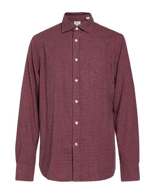 Hartford Purple Brick Shirt Cotton for men