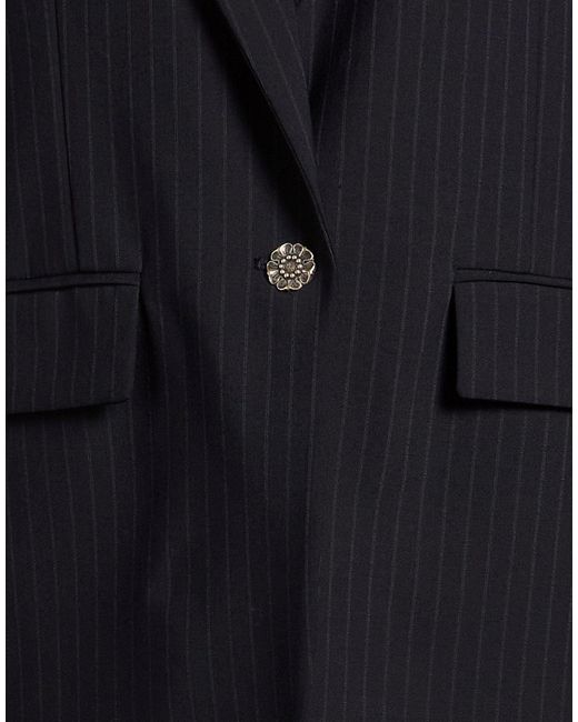 Ottod'Ame Blue Midnight Blazer Polyester, Virgin Wool, Elastane