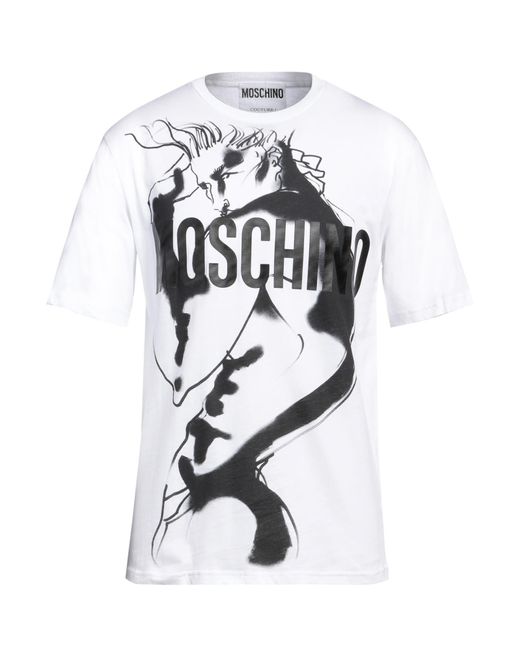 Moschino White T-shirt for men