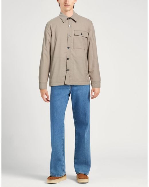 Department 5 Natural Jacket Polyester, Virgin Wool, Elastane for men